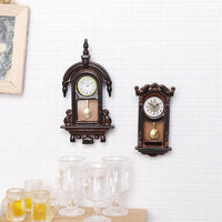 Miniature Retro Grandfather Clock for 1:12 Dollhouse