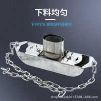 Chicken Feeder Dispenser, Adjustable Flow, Stable Operation, Even Feeding for Poultry Farms