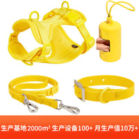Waterproof PVC Dog Collar for Small to Large Breeds, Anti-Bite Pet Neck Strap
