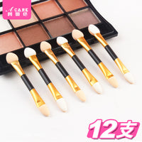 Portable Sponge Eyeshadow Applicator Brush Set for Eye Makeup