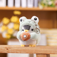 Positive Energy Penguin Plush Keychain Backpack Charm