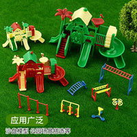 Miniature Playground Slide Model for Architectural Sand Table Micro Landscape
