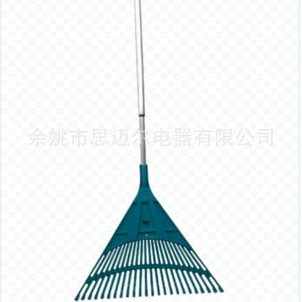 Adjustable Aluminum Handle Garden Leaf Rake Plastic Head