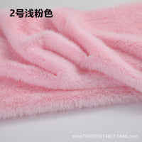 Faux Mink Fur Fabric for DIY Crafts, Apparel, Scarves, and Photography Backdrops - 2cm Pile Height