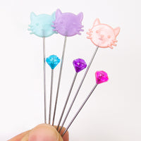 Fabric Pin Cushion with 80PCS Positioning Pins for Sewing and Quilting