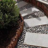 Black Natural River Rocks for Landscaping and Garden Decoration