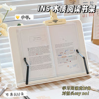 Adjustable Book Reading Stand for Desk, Portable Document Holder for Laptops and Textbooks