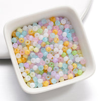 4mm Cat Eye Resin Round Beads for DIY Handmade Phone Chains and Bracelets