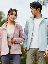 Unisex UPF 50+ UV Protection Hoodie Jacket for Summer Outdoor Sports