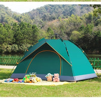 Automatic Hydraulic Outdoor Camping Tent Waterproof Sunshade Double Layer Family Tent