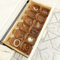 Felt Drawer Organizer Tray for Desk and Jewelry Storage, Multi-functional Divider Box