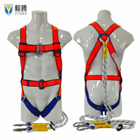 Full Body 5-Point Harness for Fall Protection, High-Altitude Work, and Air Conditioner Installation