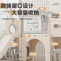 Kids Indoor Outdoor Slide and Swing Set for Home and Kindergarten