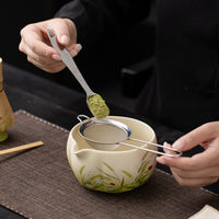 Ceramic Matcha Tea Ceremony Set with Whisk, Bowl, and Accessories