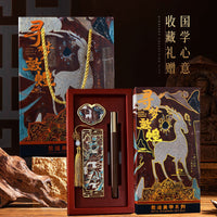 Dunhuang Style Metal Bookmark with Tassel, Gansu Souvenir, Museum Cultural Gift for Teachers and Students