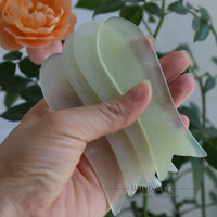 Natural Jade Gua Sha Board for Face and Eye Massage, Fish-shaped Detox Beauty Tool