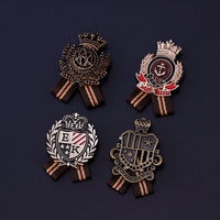 Vintage INS Style Metal Brooch Pin for Backpacks and Apparel Decoration