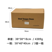 14-inch 15-Note Steel Tongue Drum Percussion Instrument for Students and Meditation