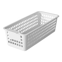 Plastic Desktop Storage Basket Hollow Organizer for Snacks and Sundries