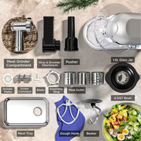 5.5L Multifunction Stand Mixer 5-in-1 Dough Maker Food Processor Electric Egg Beater 110V/220V