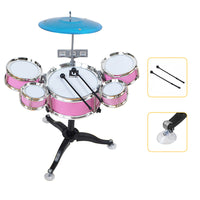 Kids' Jazz Drum Set Percussion Toy for Beginners, Ages 3-6, Boys & Girls, Preschool Gift