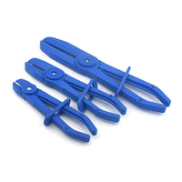 Automotive Hose Clamp Pliers Set - 3-Piece Fuel Line Shut-off Pliers for Car Repair and Maintenance