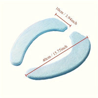 Thickened Toilet Seat Cover Pads, Plush Cashmere Winter Warm All-Season Universal Paste Type