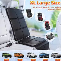 Car Seat Protector Mat Anti-Slip Wear-Resistant Cushion for Child Safety Seats