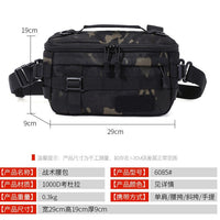 Waterproof Tactical Camouflage Shoulder Bag for Outdoor Fishing Cycling Travel