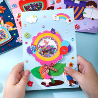 DIY Thank You Greeting Card Kit for Kids, Handmade 3D Creative Gift with Recording Function for Parents and Teachers
