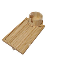Wooden Sofa Caddy Tray for Couch Gap Storage, Remote Control Holder and Cup Holder