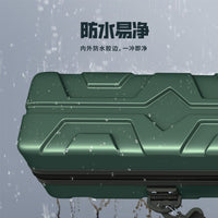 Hard Shell Fishing Rod Carry Bag, Waterproof Multi-Function Tackle Storage Bag