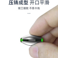 Japanese Style Open-End Olive Fishing Sinker Set for Raft and Surf Casting