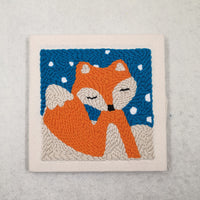 DIY Punch Needle Embroidery Kit for Adults - Fabric Yarn Art Craft