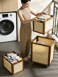 Household Laundry Hamper Storage Basket for Clothes, Plush Toys, and Snacks