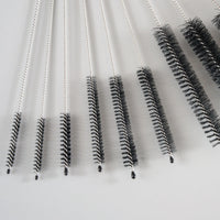 12-Piece Glass Tube Cleaning Brush Set for Straws and Pipes
