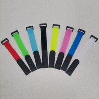Reusable Hook and Loop Cable Ties with Buckle for Cord Management and Organization