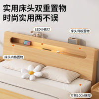 Solid Wood Bed Frame for Adults and Children - Various Sizes for Home or Rental - Master Bedroom Furniture