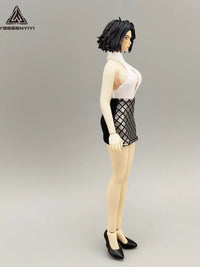 1/12 Scale Female Soldier Figure Leather Hip Skirt BJD Doll Clothes 6-inch Mecha Girl Non-staining Short Skirt 12-point Doll Dress
