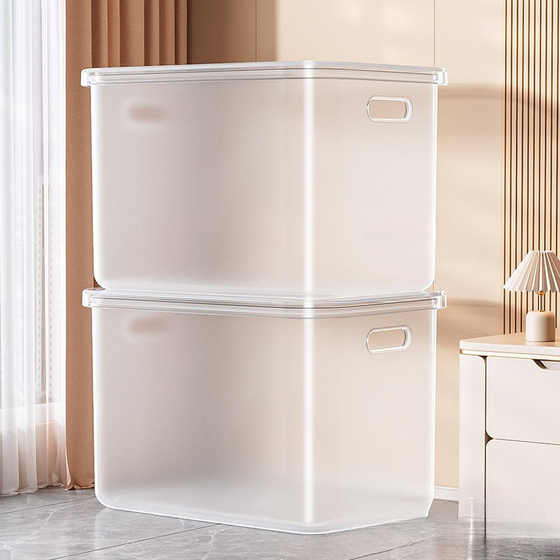 Clear Plastic Storage Bins with Lids for Toys, Snacks, and Clothing Organization