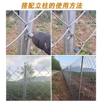 Galvanized Steel Chain Link Fence for Farm and Orchard Enclosures