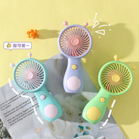 Cute Snail Handheld Mini Portable USB Rechargeable Fan for Outdoor Use