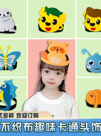 Felt Animal Headbands for Kids' Stage Performances & Parent-Child Activities