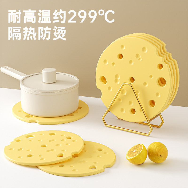 Silicone Heat Insulation Mat for Dining Table, Anti-scalding, High Temperature Resistant Placemat, Bowl, Cup, Pot, and Pan Mat