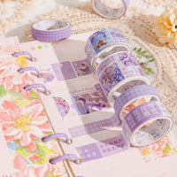 Vintage Oil Painting Journal Gift Set for Girls, Aesthetic Scrapbook Kit with Stickers and Washi Tape