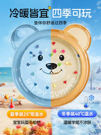 Pet Cooling Mat Tear-Resistant Inflatable Water Bed for Dogs and Cats Summer Relief