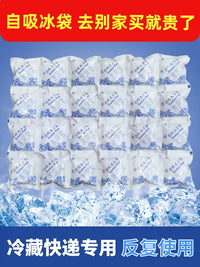 Water-Free Self-Absorbing Ice Pack for Commercial Food, Seafood, Fruit Preservation, Cold Chain Logistics, Reusable