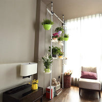 Multi-Tier Wrought Iron Plant Stand for Indoor Living Room Balcony