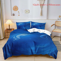 Custom Digital Print Duvet Cover Set, 3-Piece, Reactive Dyeing, Odorless Bedding