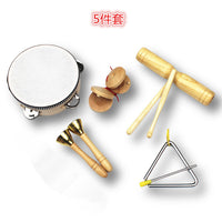 Wooden Orff Instrument Set for Kids, Early Education Musical Percussion Toys for Kindergarten